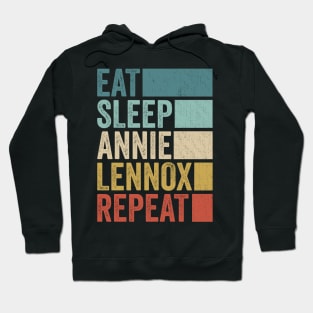 Funny Eat Sleep Annie Repeat Retro Vintage Hoodie